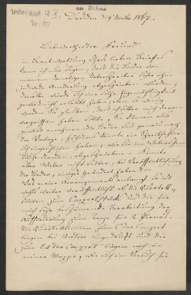 Brief an Friedrich Wilhelm Jähns : 09.11.1867