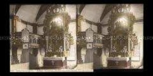 Innenansicht der Kirche, Abschwangen