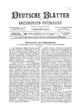 Lebenskunde in der Volkshochschule : (Schluß)