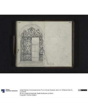 Schmiedeeisernes Tor im Kloster Neuzelle