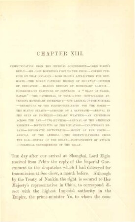 Chapter XIII. Communication from the imperial government ...
