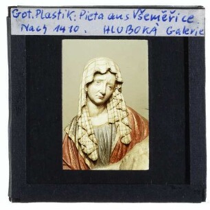 Unbekannt, gotische Plastik Pietà