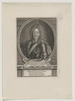 Bildnis des George Louis I., Roy de la Grande Bretagne