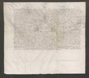 Schuldbrief des Bischofs Georg von Speyer gegenüber dem Münzmeister der Münzerhausgenossenschaft zu Speyer über 950 Gulden zu 4 Prozent.