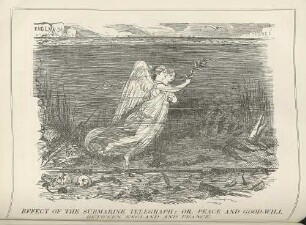 Effect of the submarine telegraph; or, peace and good-will between England an France