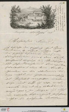 Brief von Joseph von Hammer-Purgstall an Friedrich Creuzer