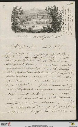Brief von Joseph von Hammer-Purgstall an Friedrich Creuzer