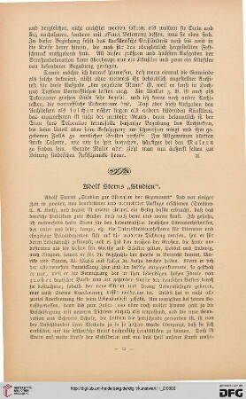 Adolf Sterns "Studien"