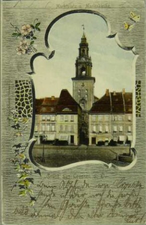 Postkarte, Crossen (Krosno Odrzańskie)
