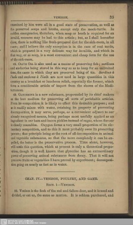 Chapter IV.- Venison, Poultry, and Game