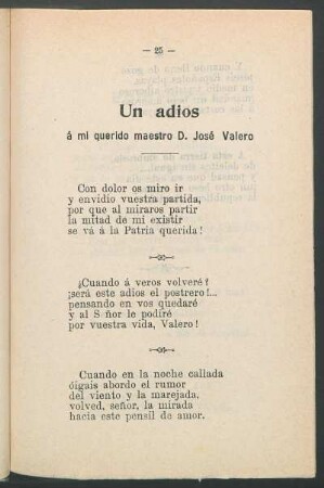 Un adios á mi querido maestro D. José Valero