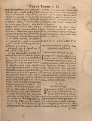 Capvt Secvndvm. Polycratesq seu Filiorum instructor, Dialogus plura complectens de Charitate debita parentibus & filijs.