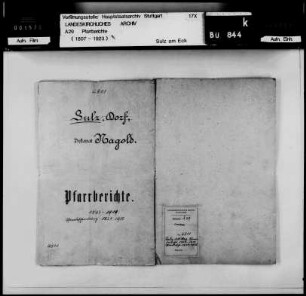 Sulz/Eck: Pfarrberichte und Pfarrbeschreibungen