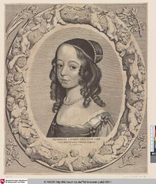 Henriette a Nassov. Uxor Enno Lodevico, Orientalis Frisia Comiti