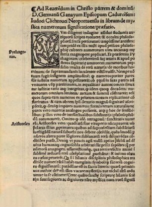 De mystica numerorum significatione opusculum ...