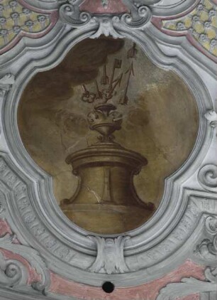 Allegorische Erläuterung zu den Leinwandbildern um den Altar
