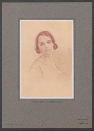 Suplemento de "Anales" : [Fotografía de] Señorita Josefina Estrada Villegas