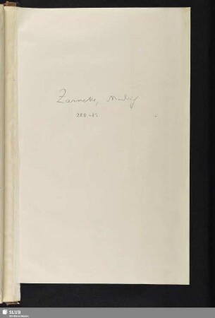 280-283. Zarncke, Friedrich