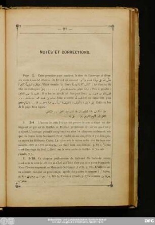 Notes Et Corrections.