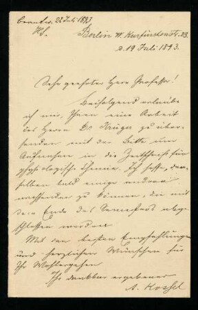 Berlin, 19.07.1893.