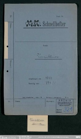 Vermächtnisse zugunsten der Senckenbergischen Naturforschenden Gesellschaft