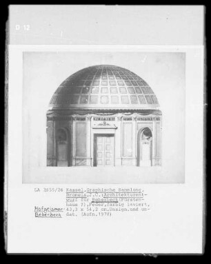 Architekturentwurf für Beberbeck (Fürstenhaus?)
