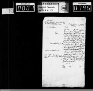 . 1744: September-Dezember und o. D. 1744