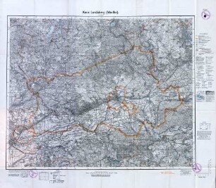 Reichskarte: Kreis Landsberg (Warthe)