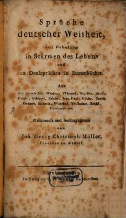Huldigung dem Genius des Wahren, Schönen und Guten