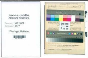 Entnazifizierung Matthias Worrings , geb. 09.07.1904 (Kaufm.Angestellter)