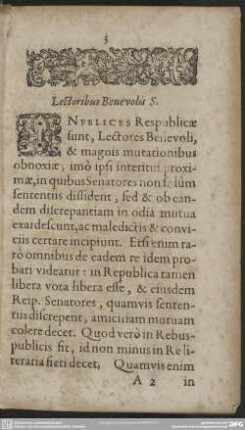 Lectori Benevolis S.