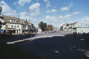 DDR. Anklam. Straßenkreuzung