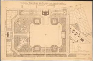 Volkspark, Köln-Raderthal: Grundriss 1:500