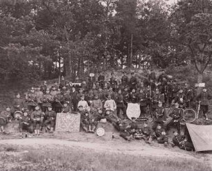 Gruppenaufnahme der 5. Companie des Königlich-Sächsischen 4. Infanterieregiments Nr. 103