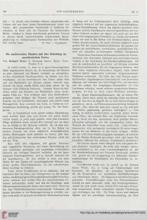 9: Die ausdauernden Stauden und ihre Bedeutung im amerikanischen Garten