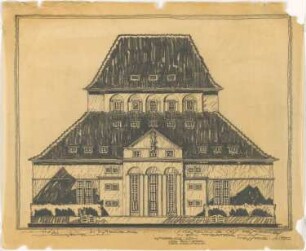 Insterburg / Ostpreußen [heute: Tschernjachowsk], Tivoli, Umgestaltung des Festsaals in ein Theater, Entwurf