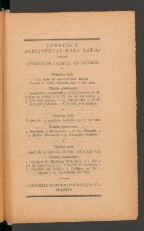 Cuentos y bibliotecas para niños