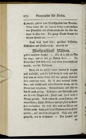 11. Von der Markgrafschaft Mähren
