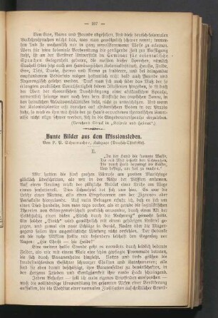 Bunte Bilder aus dem Missionsleben