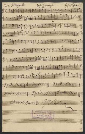 Erste Trompete [Tromba I]