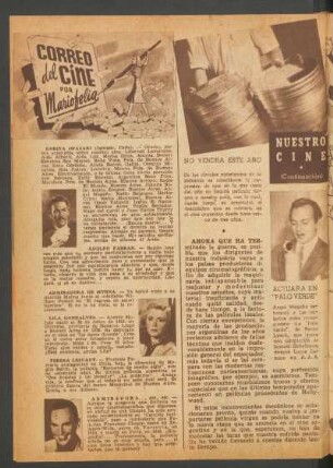 Correo del cine por Mariofelia