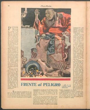 Frente al peligro : Cuento por Carlos Elliott