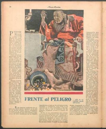 Frente al peligro : Cuento por Carlos Elliott