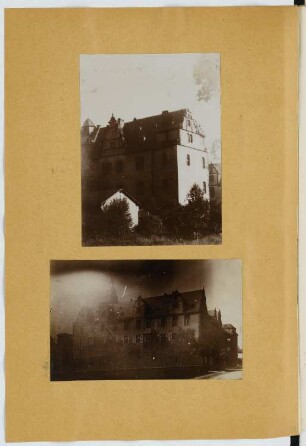 Schloss Hadamar: Ansichten (aus: Skizzen- und Fotoalbum 23)