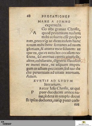 Precationes e scriptis Erasmi