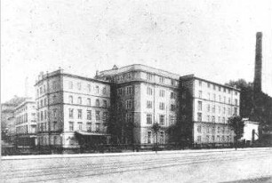Dresden-Plauen. Bienertmühle (frühere Hofmühle (Wassermühle, vor 1872 zur Dampfmühle umgebaut)), 1927, Repro