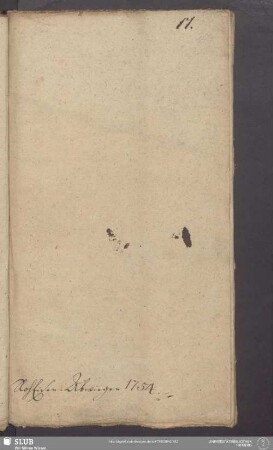 [Roheisen-Abwiegen 1754-1755]