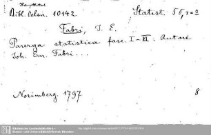Statistica 0050,7