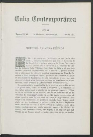 Nuestra primera década