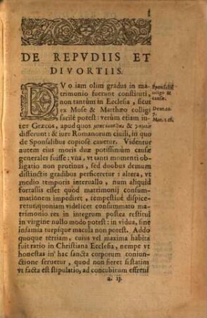 Tractatio de repudiis et divortiis